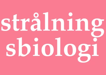 Synonym strålningsbiologi