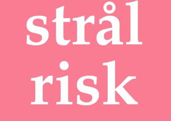 Synonym strålrisk