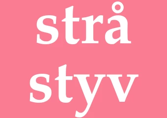 Synonym stråstyv