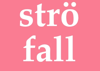Synonym ströfall
