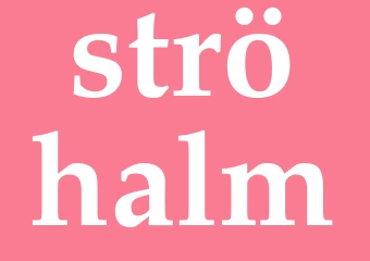 Synonym ströhalm