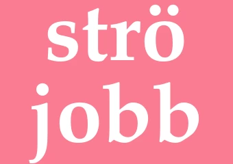 Synonym ströjobb