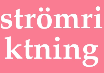 Synonym strömriktning