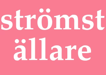 Synonym strömställare