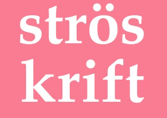 Synonym ströskrift