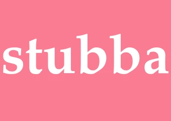 Synonym stubba