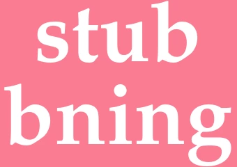 Synonym stubbning