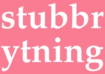 Synonym stubbrytning