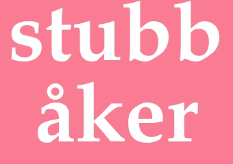 Synonym stubbåker