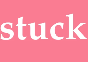 Synonym stuck