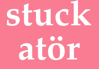 Synonym stuckatör