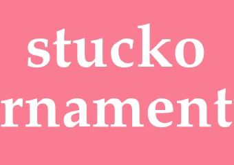 Synonym stuckornament