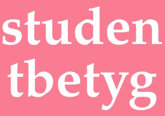Synonym studentbetyg