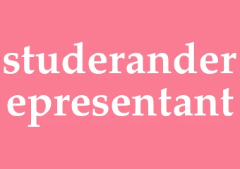 Synonym studeranderepresentant