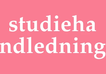 Synonym studiehandledning