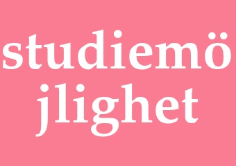 Synonym studiemöjlighet