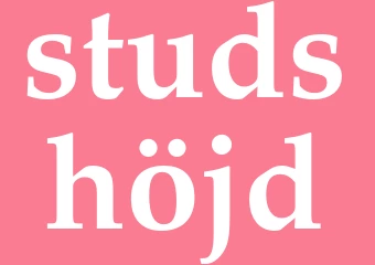 Synonym studshöjd