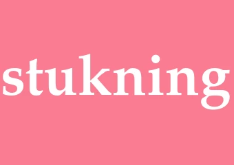 Synonym stukning