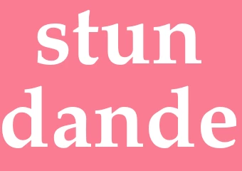 Synonym stundande