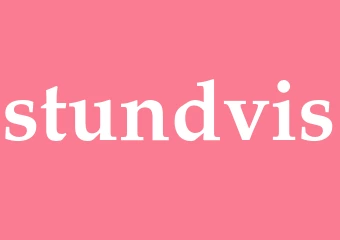 Synonym stundvis