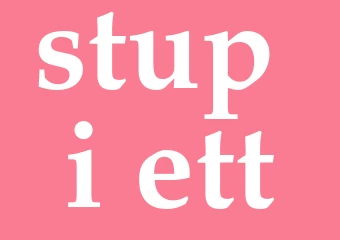 Synonym stup i ett