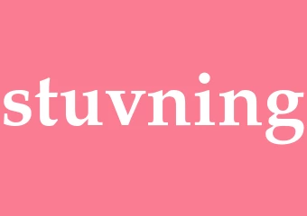 Synonym stuvning