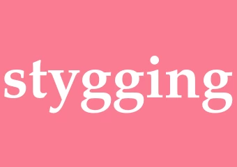 Synonym stygging