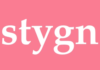 Synonym stygn