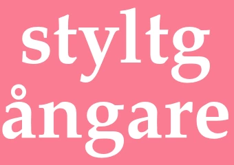 Synonym styltgångare