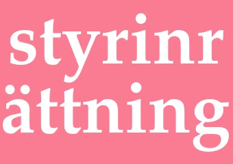 Synonym styrinrättning
