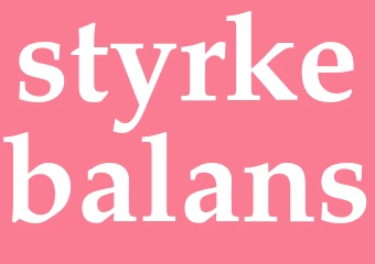 Synonym styrkebalans