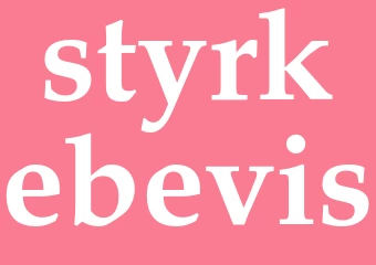 Synonym styrkebevis