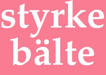 Synonym styrkebälte