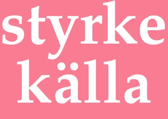 Synonym styrkekälla