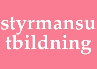 Synonym styrmansutbildning