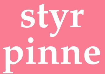 Synonym styrpinne