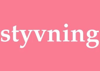 Synonym styvning
