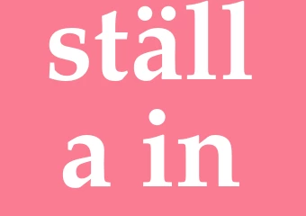 Synonym ställa in