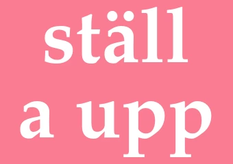 Synonym ställa upp