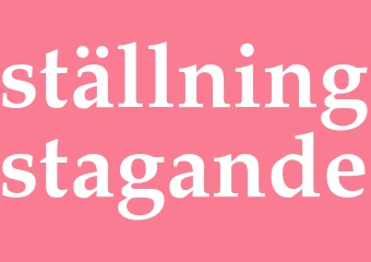 Synonym ställningstagande