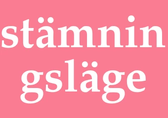 Synonym stämningsläge