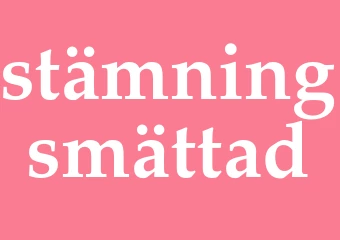 Synonym stämningsmättad