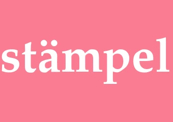 Synonym stämpel