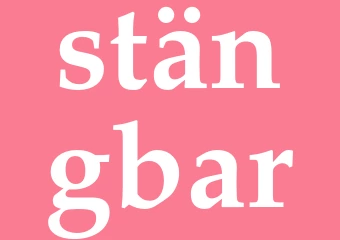 Synonym stängbar
