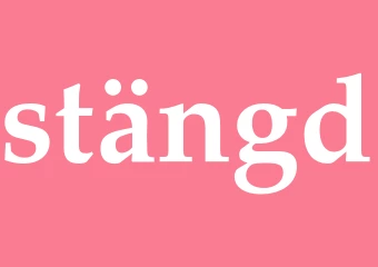 Synonym stängd
