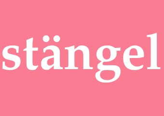 Synonym stängel