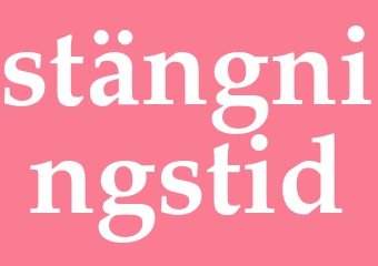 Synonym stängningstid