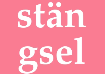 Synonym stängsel