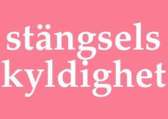 Synonym stängselskyldighet
