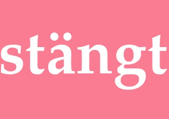 Synonym stängt
